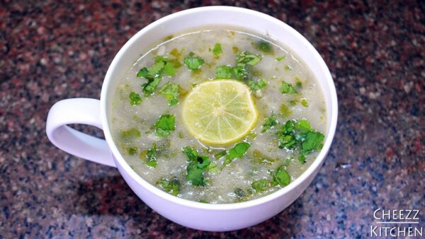 Lemon Coriander Soup (Veg)