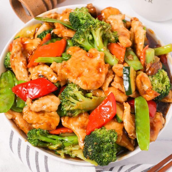 Sliced Chicken With Veg